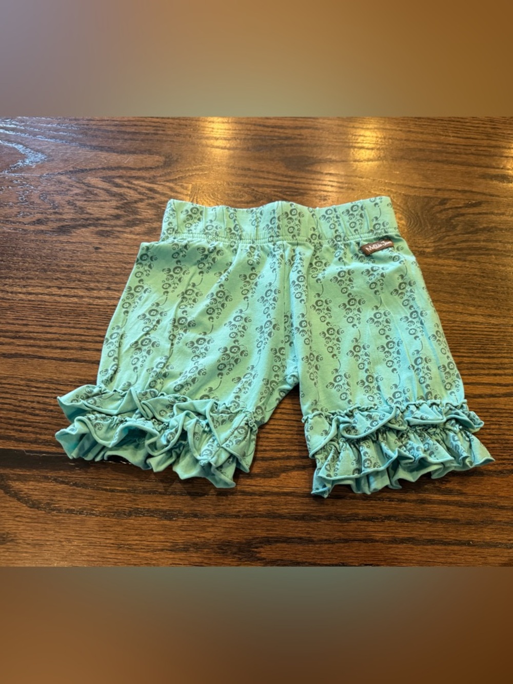 Matilda Jane Turquoise Ruffle Knit Shorts